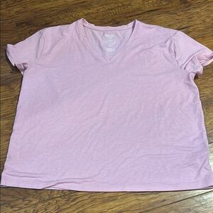 Nine West - Pink V-Neck Women's Top